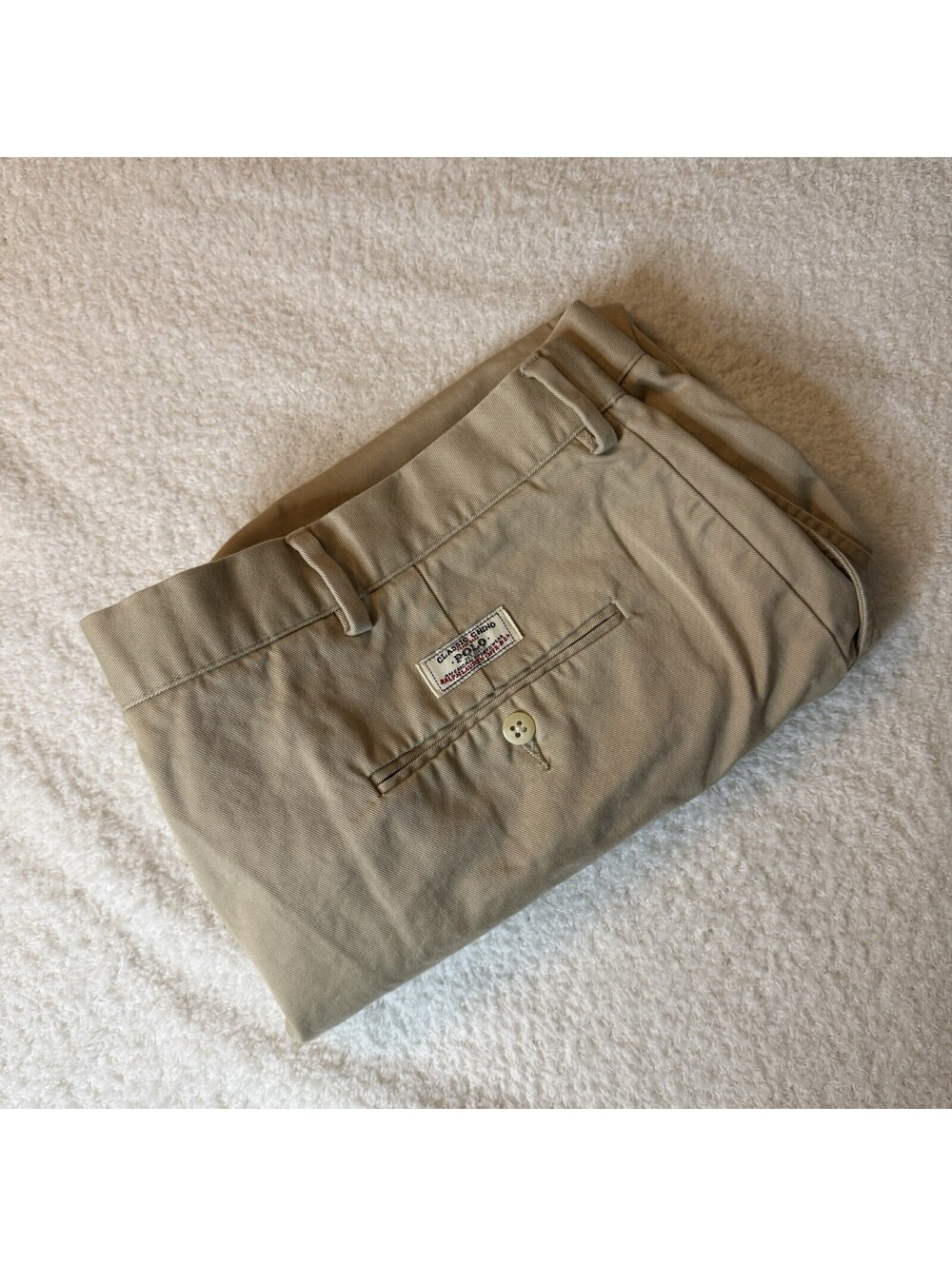 Polo Ralph Lauren Prospect Chino Shorts Men’s 42 Beige Classic Cotton
